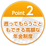 遡ってもらうこともできる高額な年金制度